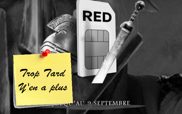 MAJ Forfaits SFR journées Guerrières V4, 2H/2GO dés (...)