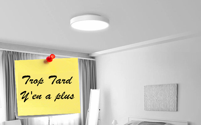 Plafonnier LED Yeelight YLXD76YL 23W télécommande et (...)