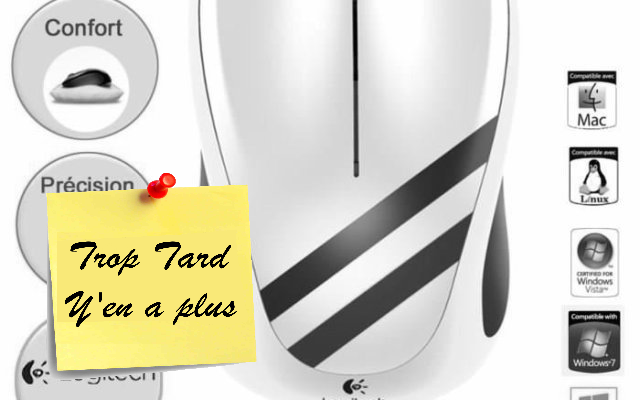 Logitech souris sans fil optique - M235 France ou Brésil (...)