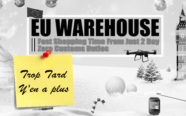 Stock Européen Gearbest pour vos achats de dernière (...)