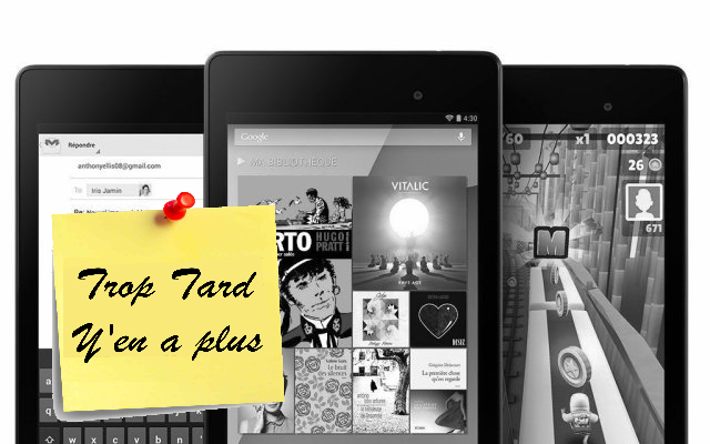 Tablette Google NEXUS 7 2013 Full HD par ASUS 149€ (...)