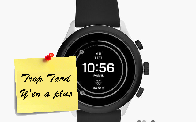 Montre connectée Fossil Sport, Android Wear OS à (...)