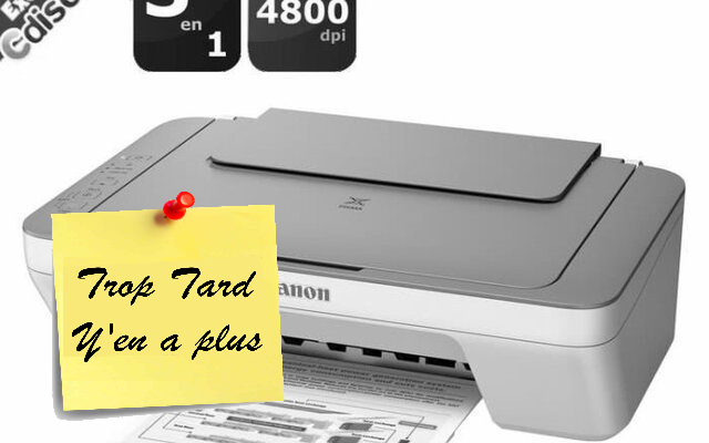 IMPRIMANTE MULTIFONCTION MG2455 CANON 29€99 livraison (...)