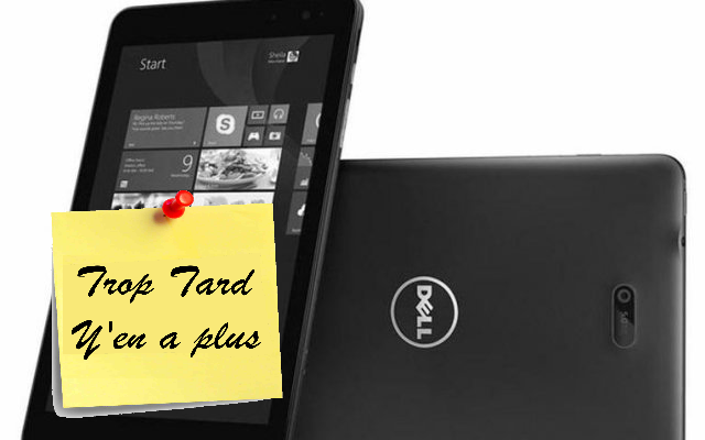 Tablette Windows Dell Venue 8 Pro série 3000 à 98€97 (...)