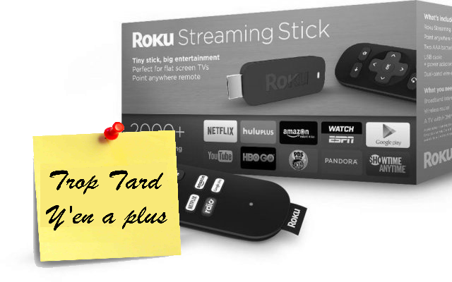 Roku Streaming Stick et le film Sausage Party Location (…)