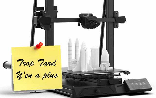 L'imprimante 3D Creality CR-10 Smart, grand volume et (...)