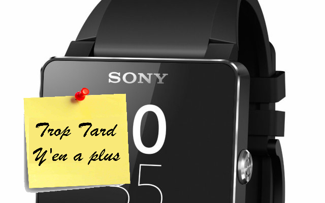 Montre Android Sony SmartWatch 2 79€90 tout compris