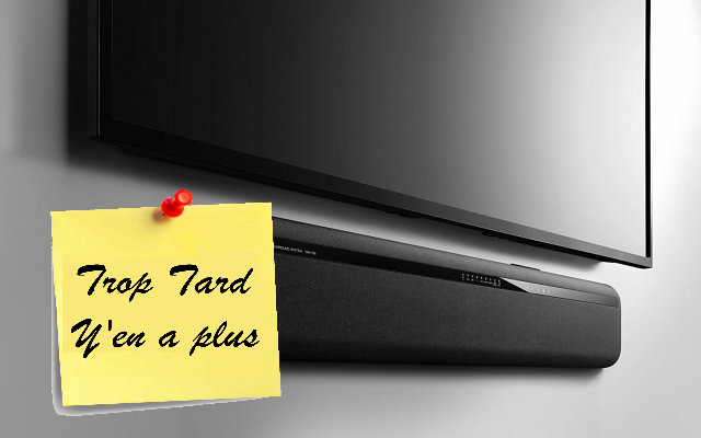 Barre TV Yamaha YAS106, Bluetooth, HDMI 4K, 120 Watts (...)