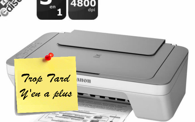 IMPRIMANTE MULTIFONCTION MG2455 CANON 29€99 livraison (...)