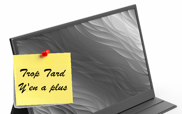 Moniteur portable 15.6" GXMO G156F, Full HD, IPS avec (...)