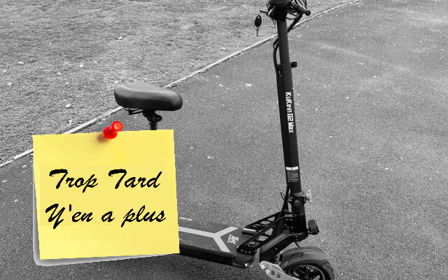 La trottinette électrique rapide et puissante Kukirin G2 (...)