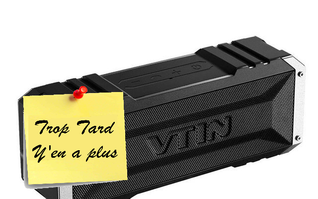 Enceinte Portable puissante VTIN Punker Bluetooth Stéréo (…)
