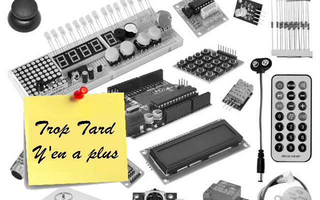 Kit Arduino complet 150 pièces avec RFID, afficheur, (...)