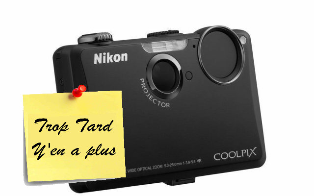 Nikon Coolpix S1100pj Projecteur incorporé à 109€90