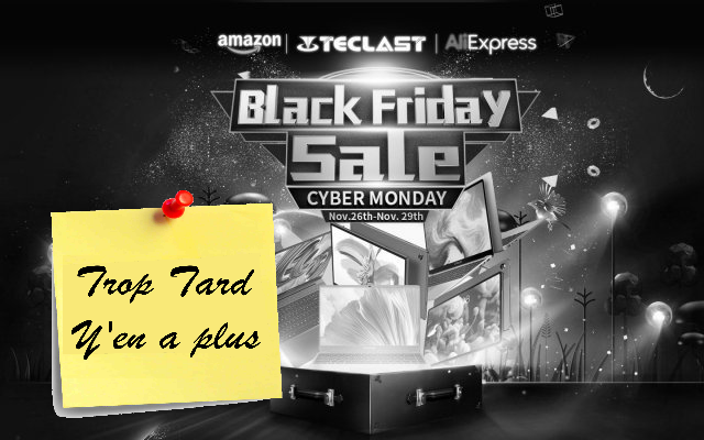 Vente spéciale TECLAST sur Amazon, PC et tablettes (...)