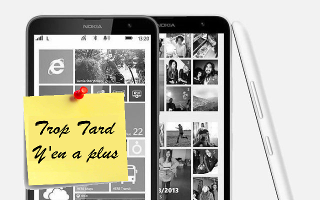 Smartphone Windows Nokia Lumia 6 pouces 4G 1320 via (...)