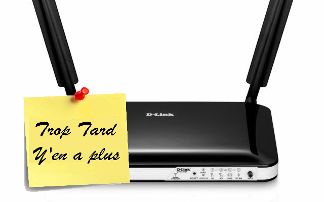 Routeur 4G D-Link DWR-921/E 119€90 livré en vente (...)