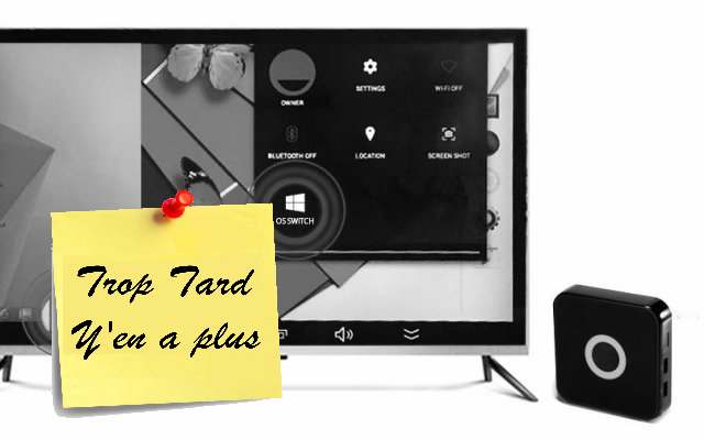Mini PC Tronsmart Ara IZ37 Windows 10 Android 32GO à 54€ (...)