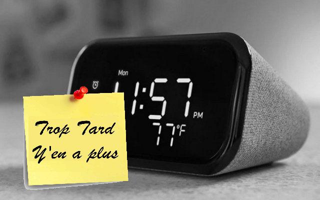 Réveil intelligent Lenovo Smart Clock Essential à (...)