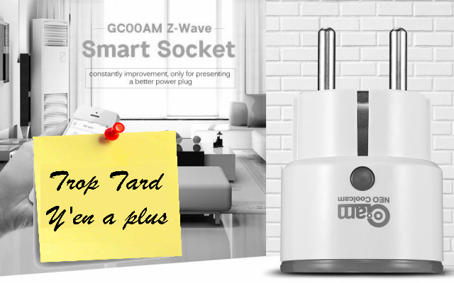 Prise secteur Z-Wave GC00AM NAS - WR01ZE à 21€48