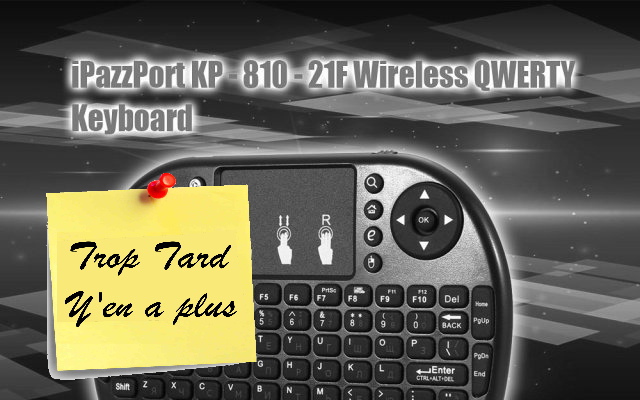 Mini Clavier sans fil avec Touchpad idéal boîtier Android (...)