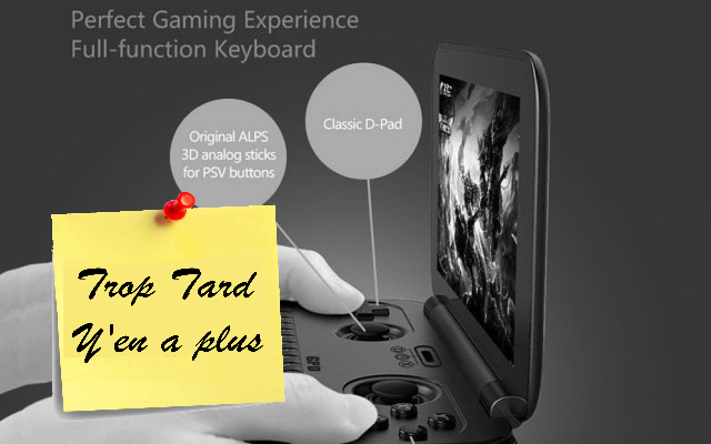 Mini PC Console de jeu GPD WIN, 5.5 pouces, Windows (...)