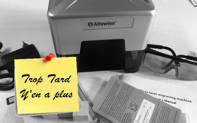 La mini machine gravure laser Alfawise C50, portable et (...)