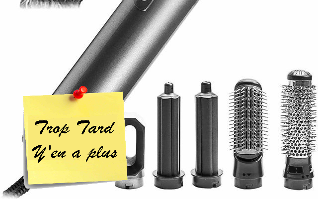 Brosse soufflante 5 en 1, Sèche-cheveux et boucles à (...)