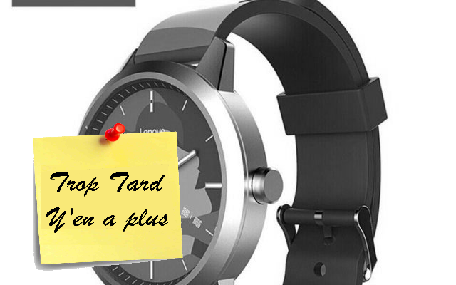 Montre connectée Lenovo Watch 9 traqueur d'activité à 8€10