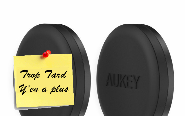 2 Supports Magnétiques Adhésifs pour Smartphone AUKEY (...)