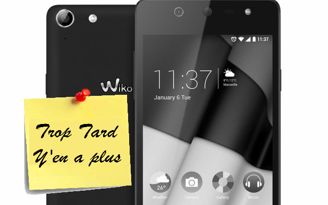 Wiko Selfy 4G, écran 4,8 pouces HD AMOLED à 69€95