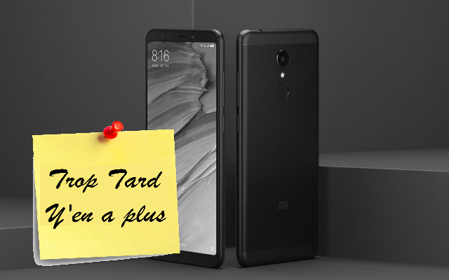 Le Xiaomi REDMI 5, 5,7 pouces 18:9 Snapdragon 425 noir (...)