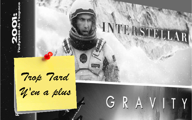 Interstellar + Gravity + 2001, l'odyssée de l'espace en (...)
