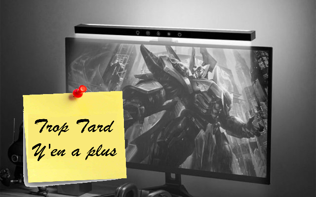 Lampe moniteur gaming BlitzWolf BW CML2 Pro à (...)