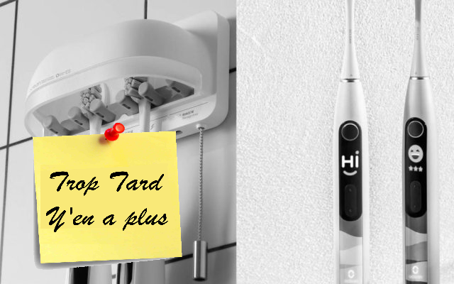 La Brosse à dent sonique Oclean X10 avec deux brossettes (...)