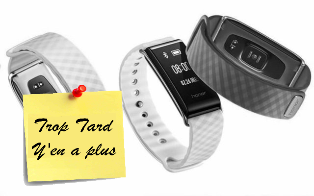 Bracelet connecté HUAWEI Honor A2, capteur cardiaque à (...)