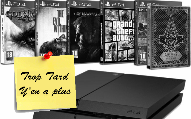 Pack PS4 5 jeux dont Assassin's Creed Syndicate et GTA V (...)