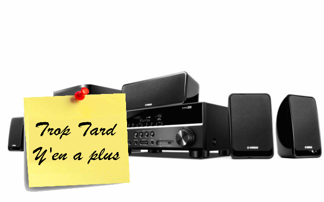 Pack Home-cinéma Yamaha Ampli 5.1 compatible 4K et (...)