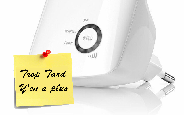 Répéteur Wifi N TP-Link TL-WA854RE à 9€90