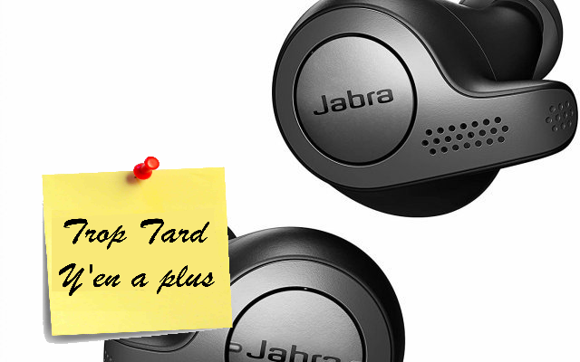 Les écouteurs Jabra Elite 65t, intra-auriculaires, True Wireless