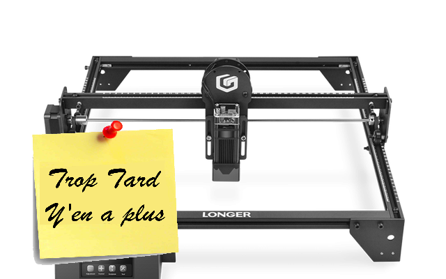 La graveuse Laser LONGER RAY5, 5.5 W mode hors ligne à (...)