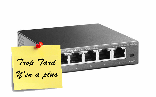 Switch TP-Link TL-SG105E métal, Administrable, 5 Ports (...)