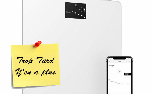 Pese personne connecté WITHINGS NOKIA BODY noir ou (...)