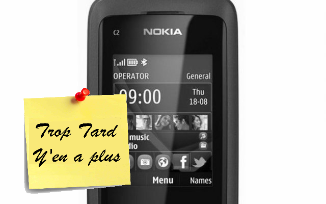 Nokia 2200 et C2-05 à 9€90 livré (mobicarte reconditionné)