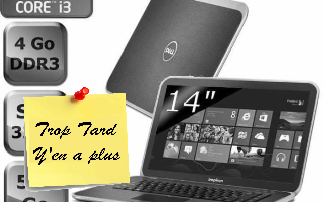 399.90€ l'Ultrabook Portable DELL INSPIRON 14'' SSD Core (...)