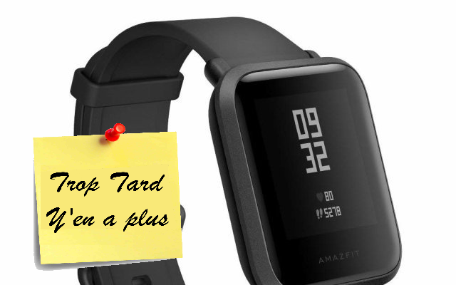 Smartwatch Xiaomi AMAZFIT BIP Huami version Globale à (...)