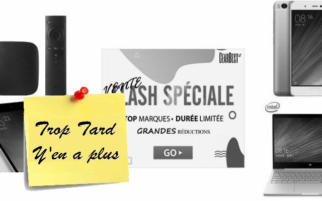 Grosse vente flash Gearbest, , Xiaomi Mi box, (...)