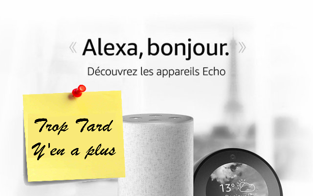 Amazon Alexa / Echo, les enceintes connectées Amazon à (...)