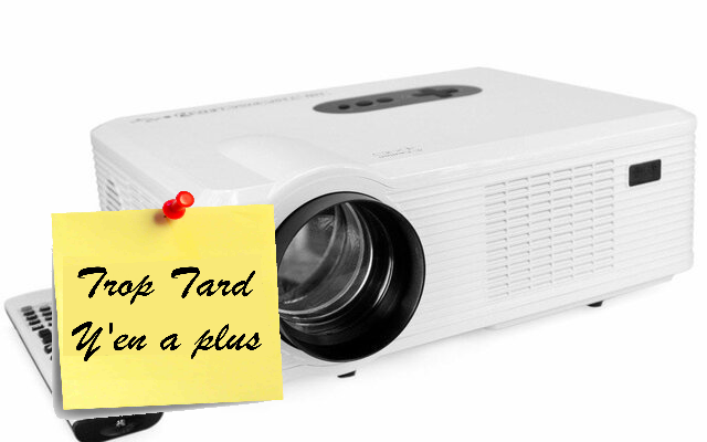 Vidéo projecteur HD Excelvan CL720D à 126.52€