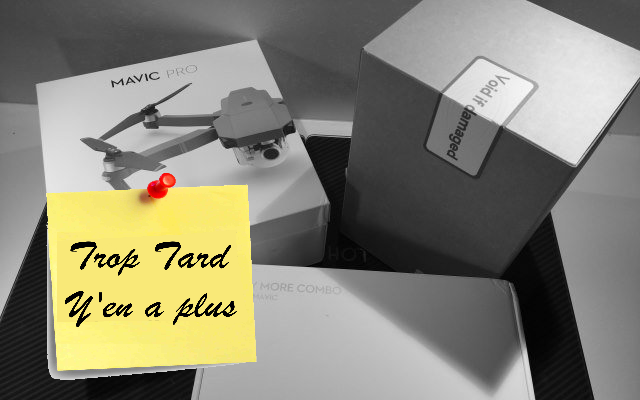 Drone DJI Mavic Pro combo à 873€54 [testé 5 étoiles]
